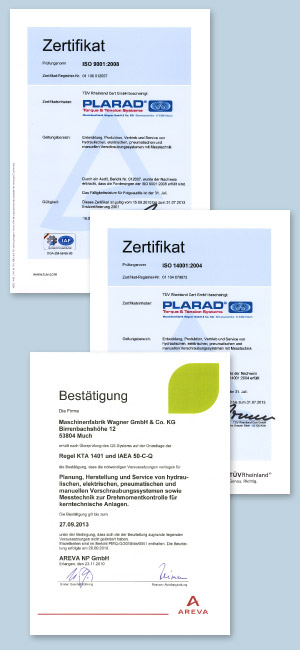 Quality management certified